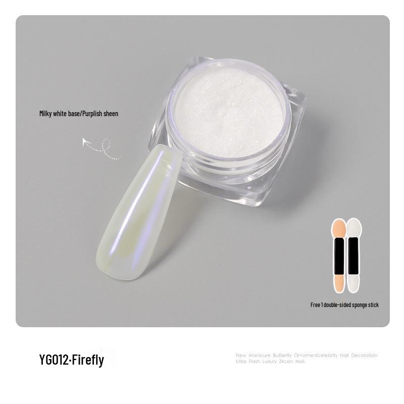 Пудра для зеркального маникюра Hailey's Moonlight Iridescent Fairy Pink