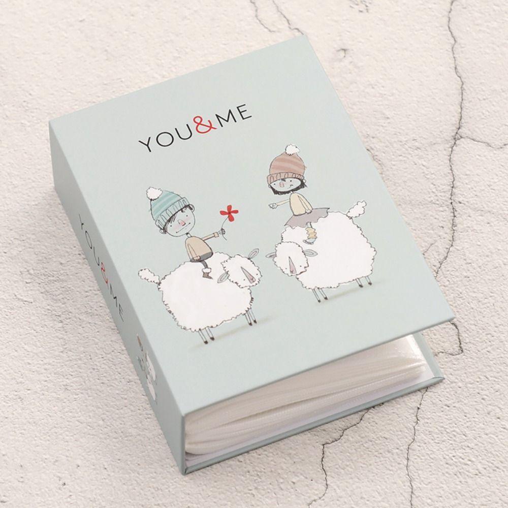 4R 100pcs Photo Album Memorial Book Cartoon Insert Recall Cute Good Time Child Gift Cute Cartoon Photo Albums