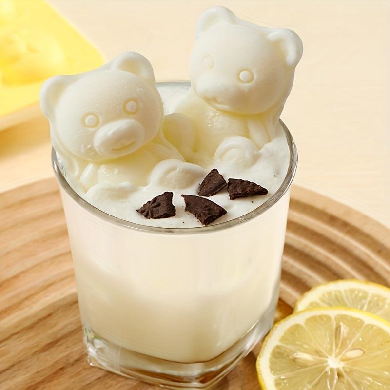 Форма для льда в виде креативного медведя из пищевого силикона, бытовая форма для льда, мультяшная форма для льда, простая операция по извлечению из формы, инструменты для мороженого