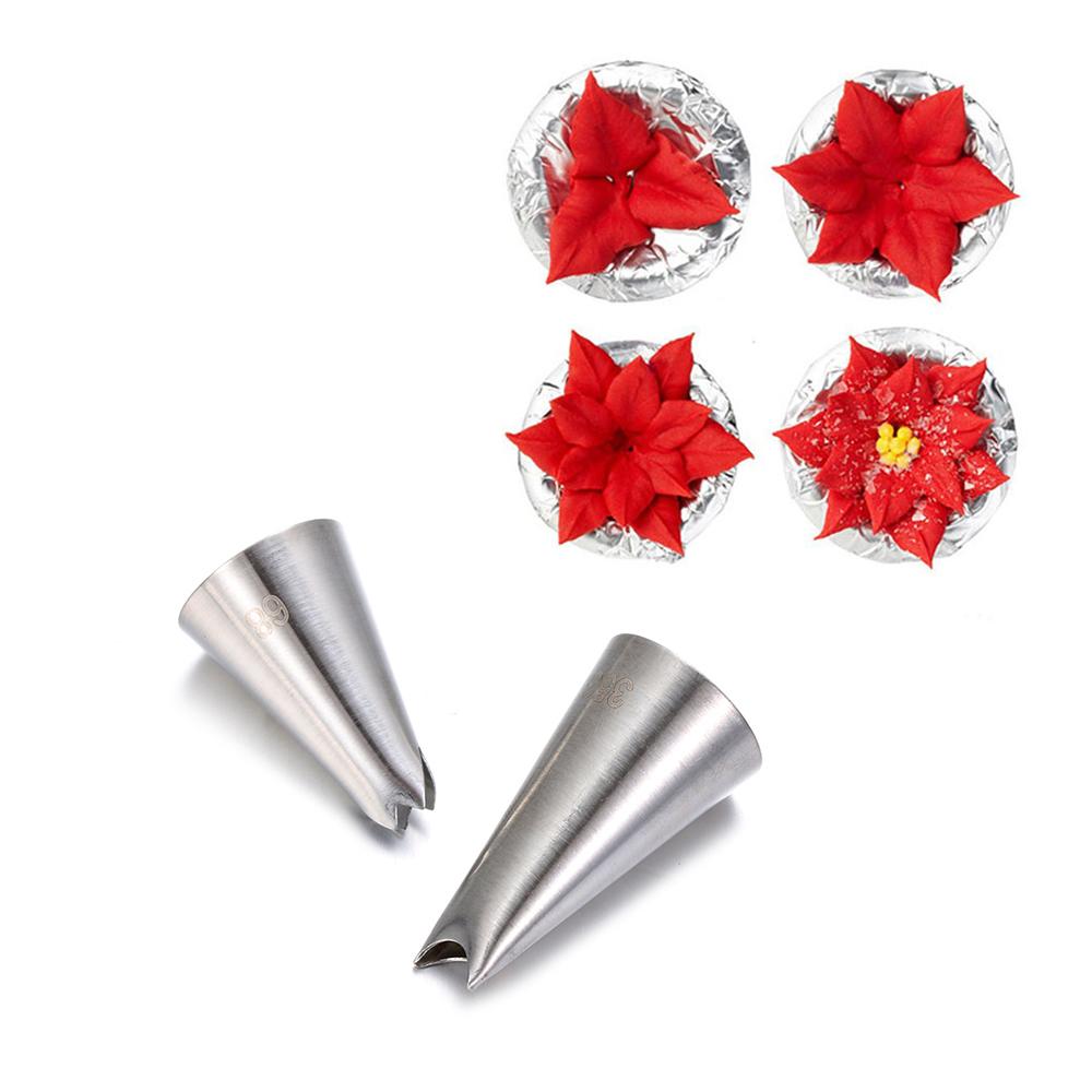 Steel Cupcake Cake Decorating Ice Cream Tool Flower Nozzle Icing Piping Nozzles Baking Mold