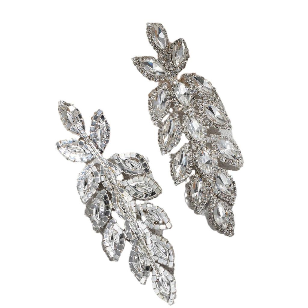 Exaggerated Large Earrings for Women, Women's Long Style, Temperament with Diamonds, Personality, Plus Size, Fashionable and Simple