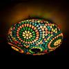 Multicolor Handcrafted Decorative Glass Mosaic Table Lamp for Home Décor