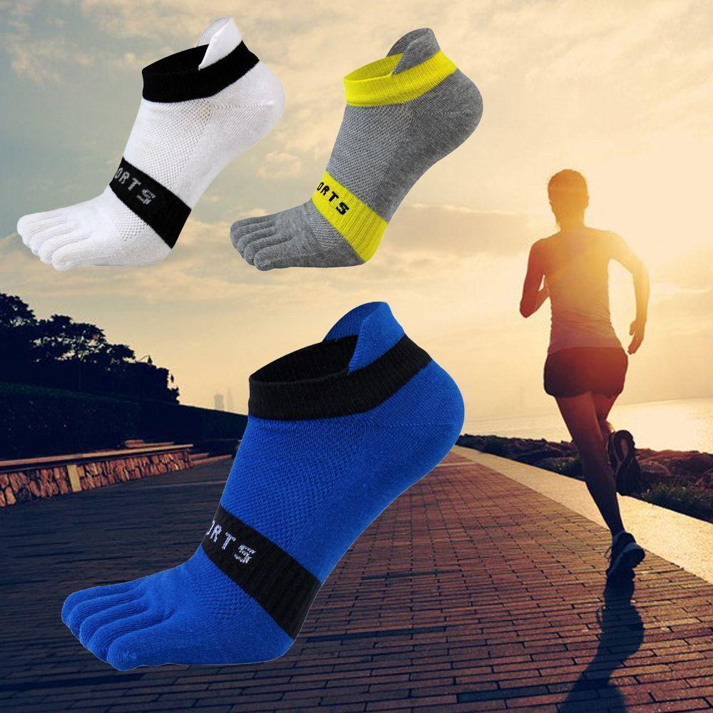 Men Running Soccer Anti-slip Hiking Five Toe Socks Sports Socks Five Finger Socks Mesh Socks