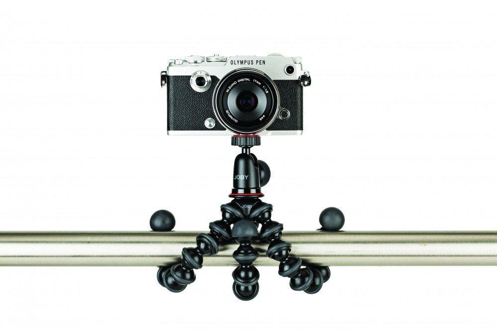 JOBY Camera Mini Gorillapod 1K Грузоподъемность Гибкая беззеркальная головка Штатив, Штатив, Комплект, 1 кг, Штатив, Камера, В комплекте, Черный/угольный JB01540-PKK
