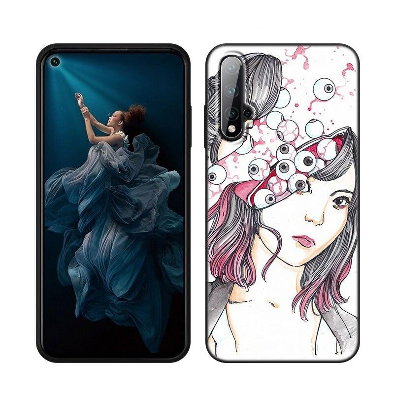Чехол для телефона Shintaro Kago Horror с мультяшным рисунком для Huawei Honor 60 50 Mate 40 30 20 10 Lite Nova 9 8 Pro 7 SE Y60 30S 8i 7i 5T Premium
