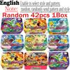 Набор из 42 карточек покемонов MEGA EVOLUTION для игр и сражений, Lost Origin Pokemons Box с изображением Пикачу из аниме, коллекционные карточки с покемонами, разработанные для детей.