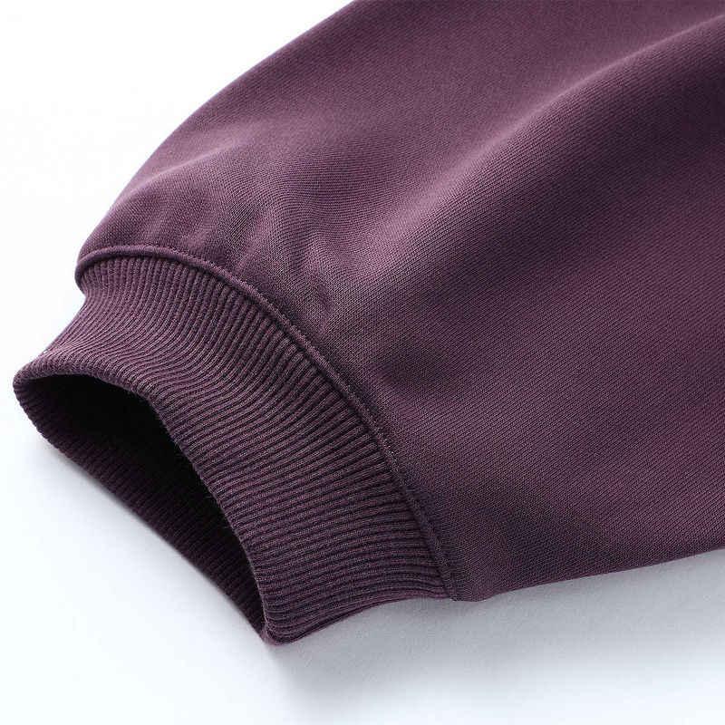 Puma Future Of Classic Crew Casual Pullover Long Sleeve Sweatshirt Unisex Sweatshirt Midnight-Purple Crimson 630479-89