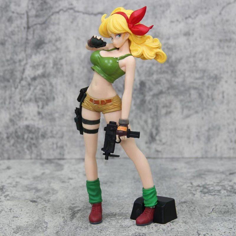 Dragon Ball Anime Model Sparkle Lanqi Charm Artificial 18 Golden Hair Handmade Ornament In Stock Gift