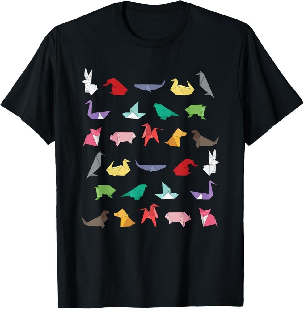 Paper Origami Animals Gifts for Origami Lovers Japanese Art Gift Unisex T-Shirt