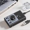 USB-ручка регулировки громкости Однокнопочное отключение звука USB-контроллер громкости для компьютера Внешняя регулировка громкости для динамиков компьютера Win/Mac OS