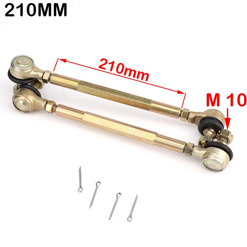 1 Pair 100mm-330mm Steering Tie Rod Assembly M10 Ball Joint End Kit For 50cc-250cc ATV Quad Go Kart UTV Buggy 4 Wheeler Parts