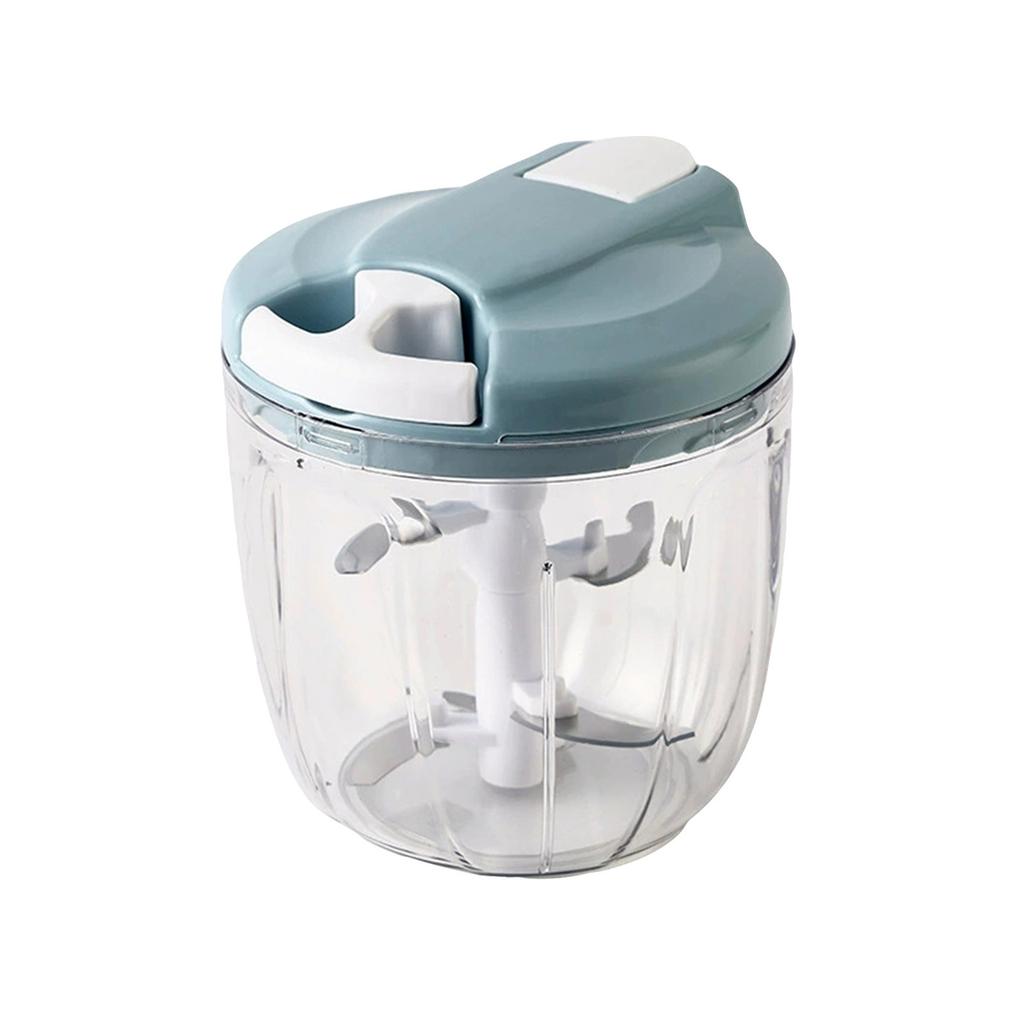 Ручной кухонный комбайн Овощерезка, Портативный ручной измельчитель чеснока с тросиком, Измельчитель лука для овощей, имбиря, фруктов, зелени и т. д.