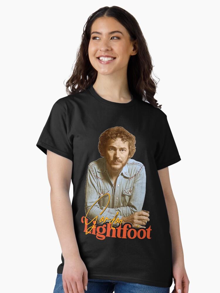 Gordon Lightfoot Day Gift For Gordon Lightfoot Retro Folk Rock Icon Gifts Music Fans Classic T-Shirt