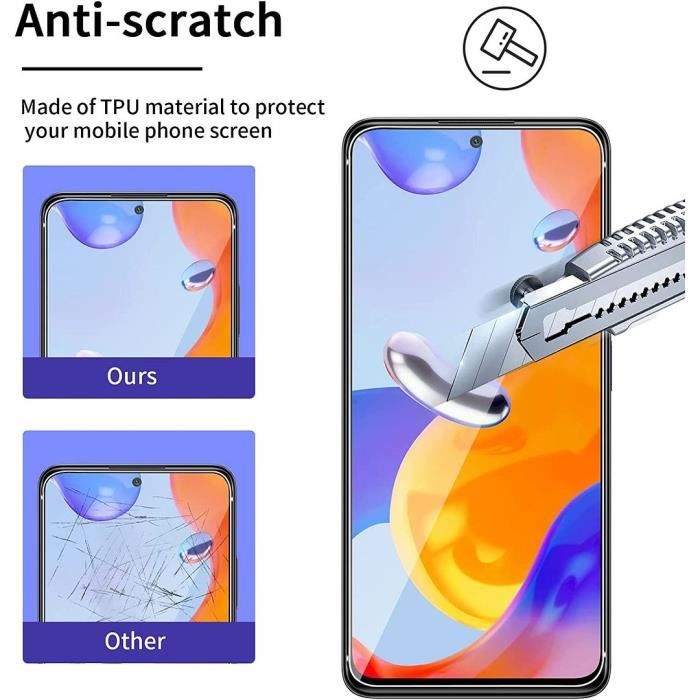 Verre Trempé pour Redmi Note 11 Pro - 2 Pièces - Vitre de Protection Transparent
