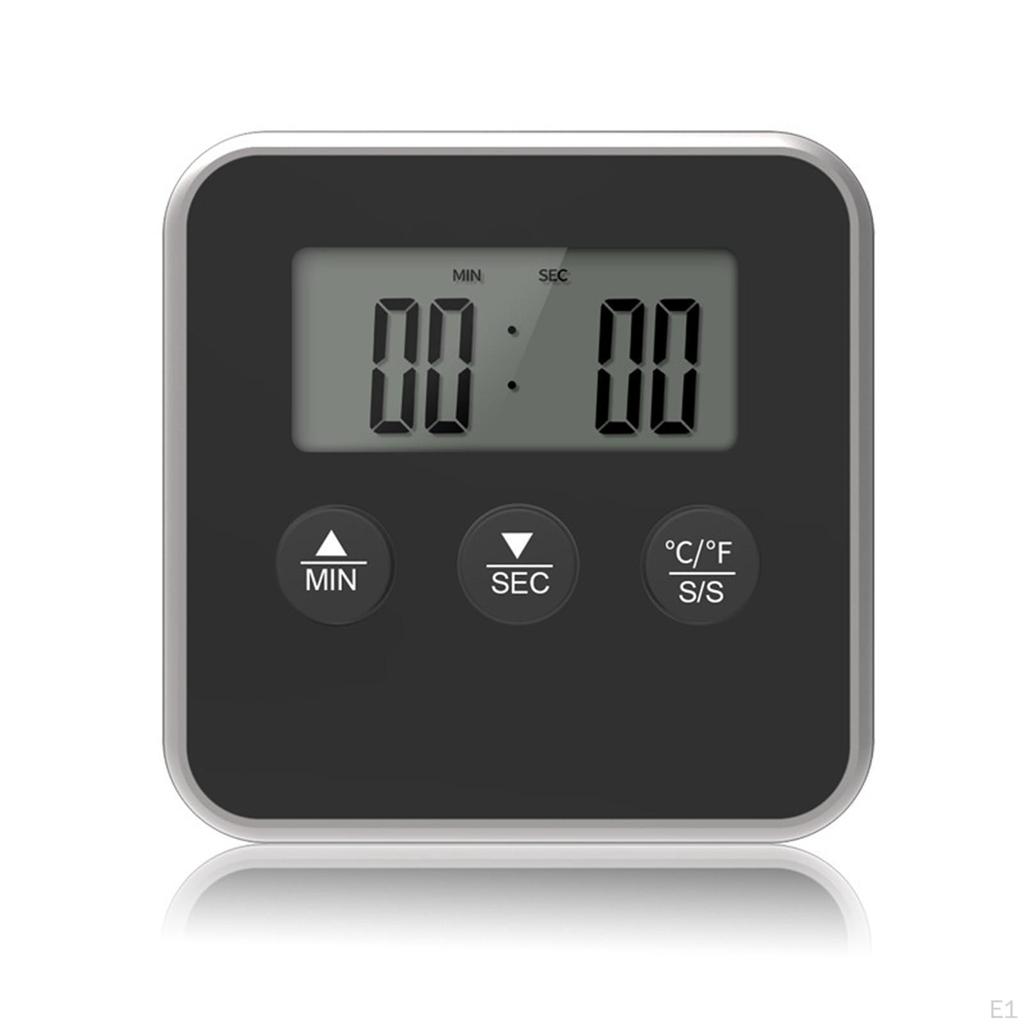 Digital Instant Read Meat Long Probe Backlight for barbecue Turkey Chicken Espresso Cappuccino