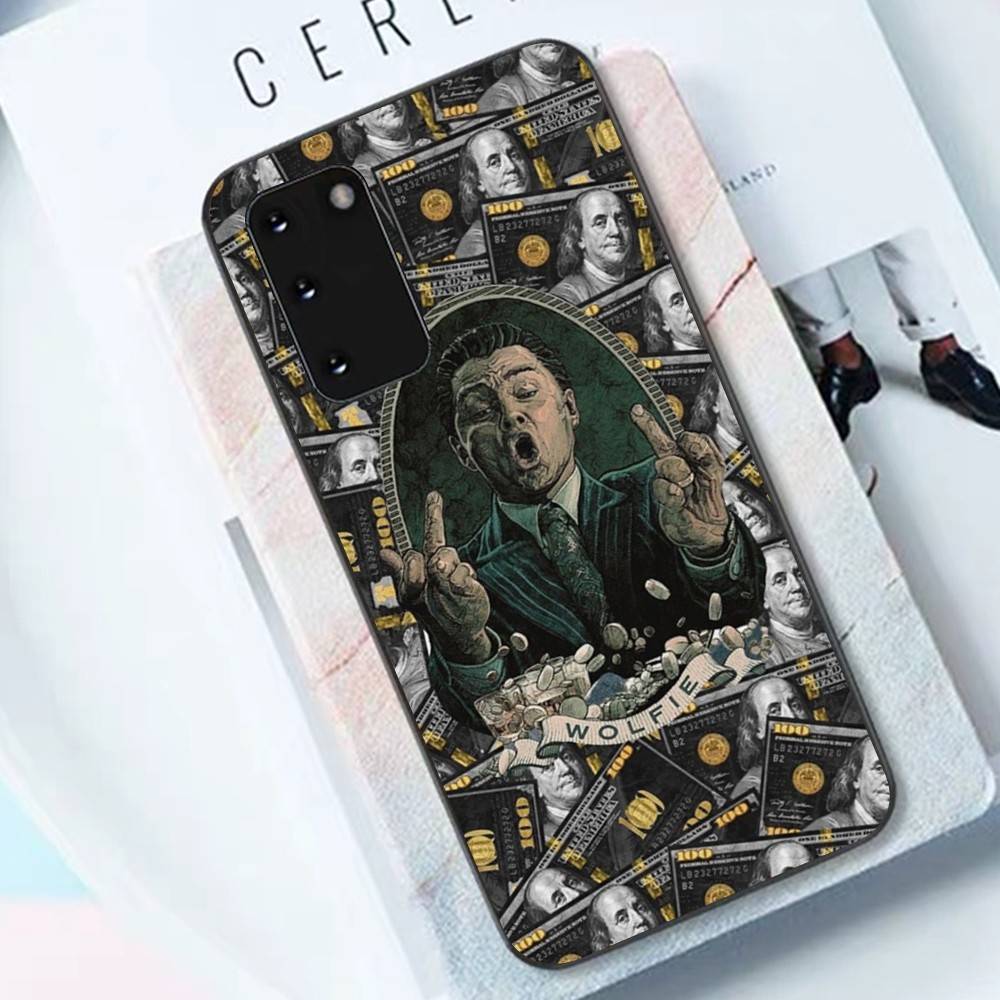 Classic Movie W-Wolf Of W-Wall S-Street Phone Case For Samsung S 24 Fe 25 Ultra Plus 20 Lite 21 30 22 23 24 22 Ultra 5G Fundas