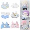 Multicolor Doll Clothes Doll Suspender Skirt for 17cm Labubu/13cm Dog 10cm Cotton Stuffed Dolls