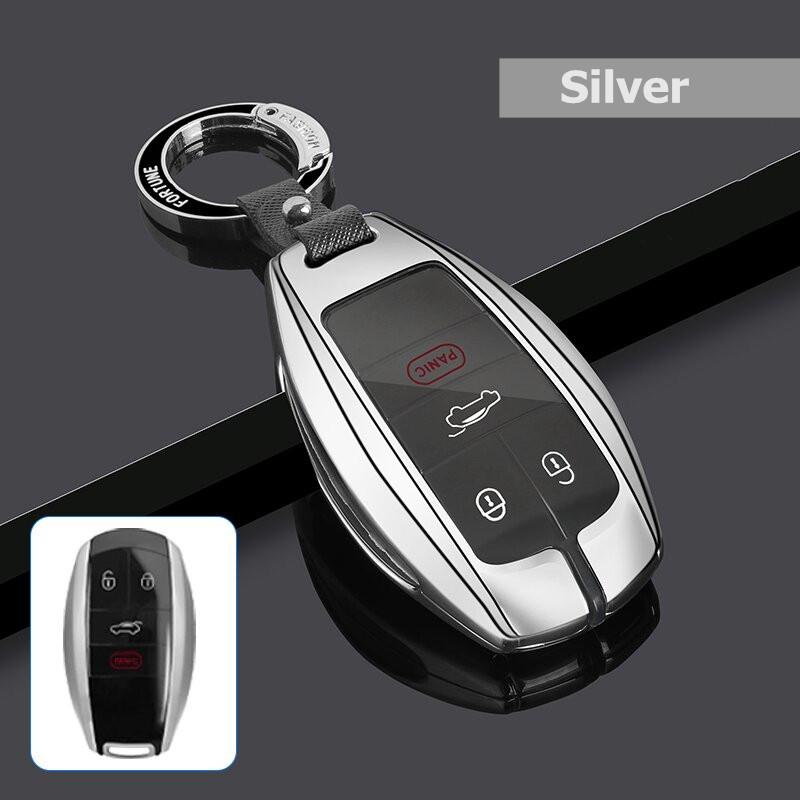Key Case Cover for Bentley Continental GT Bentayga 2022 Remote Fob Holder Shell Metal Car Accessories 111AA