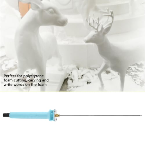 Easy-to-use Foam Cutting Pen with Power Adapter, Ideal for Cutting Custom Foam Blocks, Cutting, Engraving, and Writing On Foam. Hot Wire Cutter Pen, U
