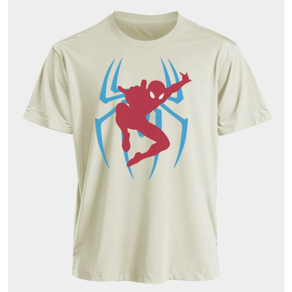 Men's and Women's T-shirts Spider-Man Summer American Spring and Autumn New Oversized Punk Harajuku Fashion Short Sleeves