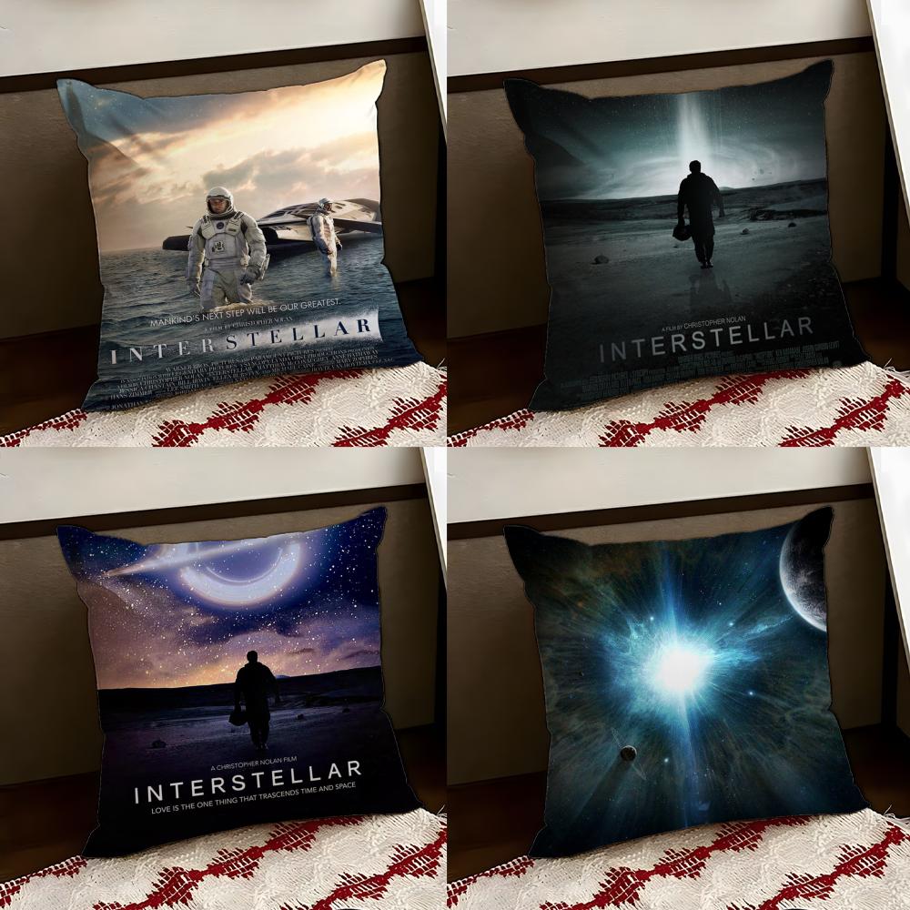 Movie IInterstellarS Cushion Cover Reversible Soft Durable Pillow Cover Home Car MultiScene Use for Daily Comfort