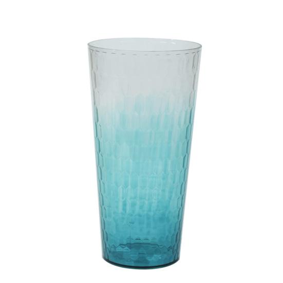 Clear Flower Vase for Centerpiece Thickened Plastic Modern Vase Gradient Color