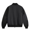 Li Ning Sports Lifestyle Series Casual American Vintage Minimalist Trendy Solid Color Baseball Otgate Spliced Jacket Jacket Unisex Jacket Black AJDV081-4