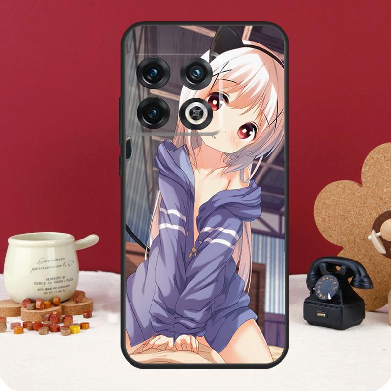 Anime girl cartoon japan cute Cover For OnePlus Nord 4 CE 3 2 Lite N30 N20 N10 OnePlus 10T 8T 13R 12R 13 12 11 10 Pro Case