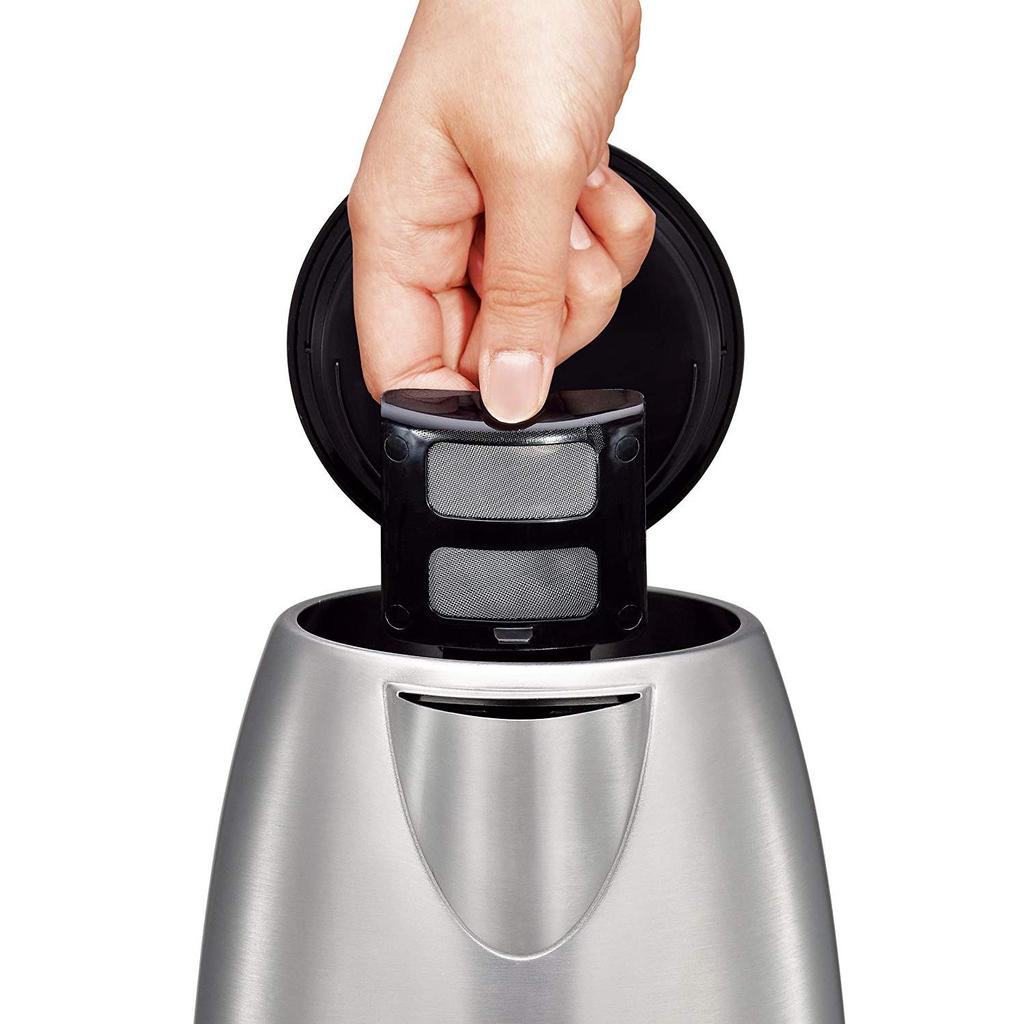 Tefal KI270D VIVO Электрический беспроводной чайник из нержавеющей стали (1,7 л) 2400 Вт серебристый