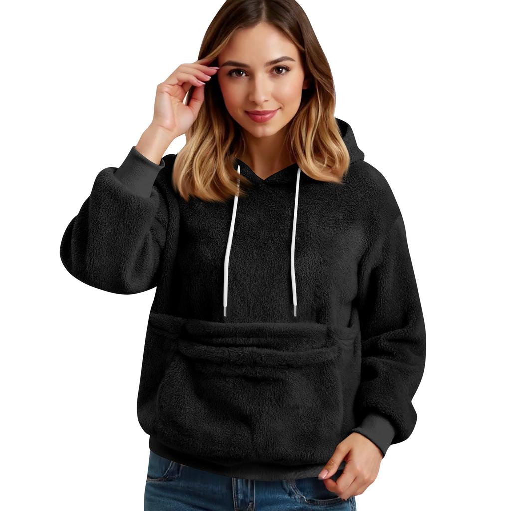 Женская мода однотонный с длинным рукавом повседневный пуловер топ со стойкой воротником