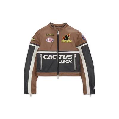 Женская куртка Cactus Jack из коллаборации с Travis Scott (Азия) Archaeo Коричневая женская уличная одежда DX6169-256