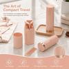 4/5pcs Empty Travel Toiletries Set Leak Proof Toothbrush Storage Cup Kit  Household