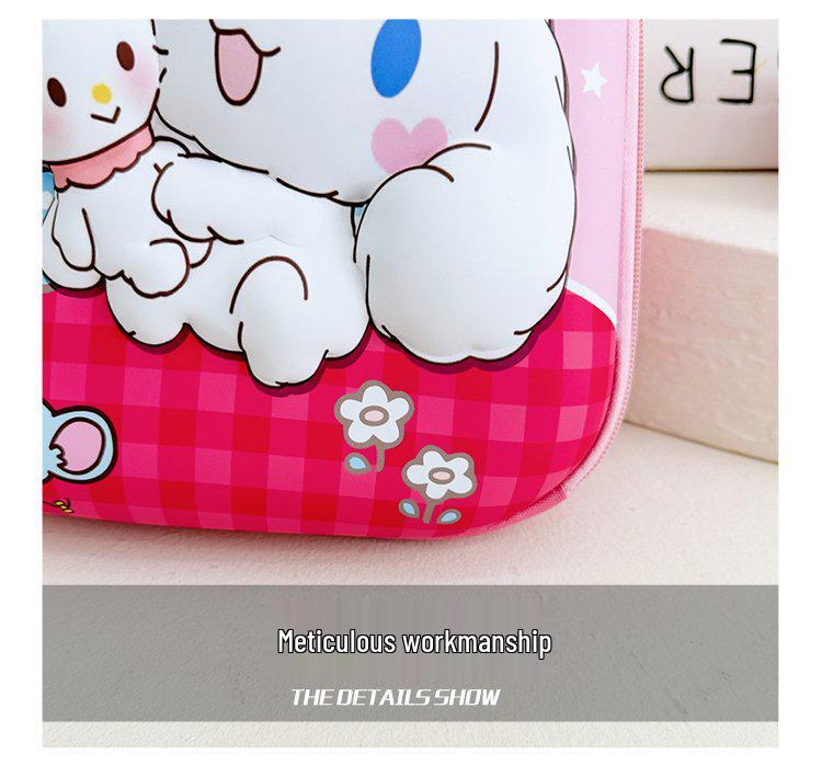 3D Animal Hard Shell Backpack for Kids (2-7 Years) - Lightweight Cartoon Design