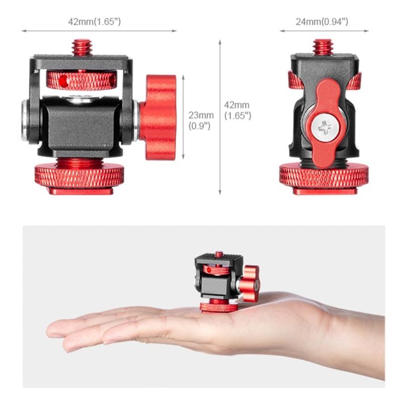 Модернизированная металлическая подставка для мониторов с регулируемым демпфированием Snail PTZ, крепление «горячий башмак» для камеры, универсальные аксессуары для фотографии PTZ