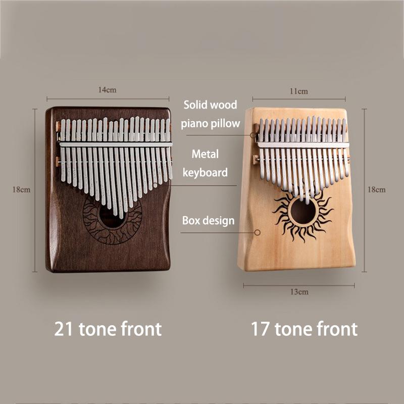 Portable Kalimba Professional Instrument Wood 21 Keys Kalimbas Leisure and Entertainment Gift