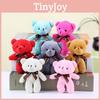 Adorable Teddy Bear Plush Toy Keychain Soft Stuffed Animal Doll Cute Gift