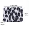 Soft Leopard Print Coin Purse Large Capacity Short Card Holder Versatile Storage Bag  Daily Use