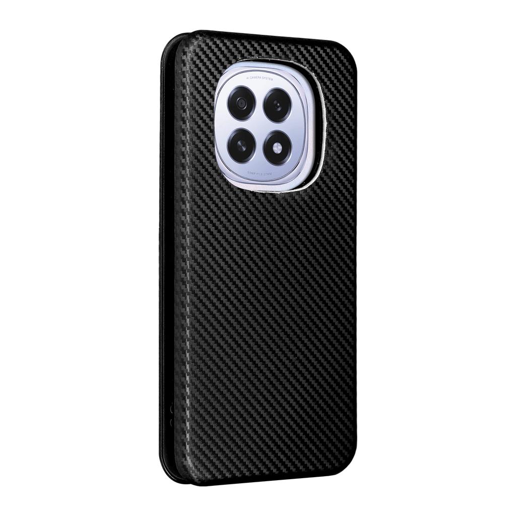 Чехол для Oppo F29 5G с текстурой углеродного волокна, противоударный, из ПУ кожи, чехол для телефона