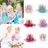 Kids Gift Boys Girls Princess Crown Hair Band 1 Years Old Baby Birthday Hat Flower Headwear
