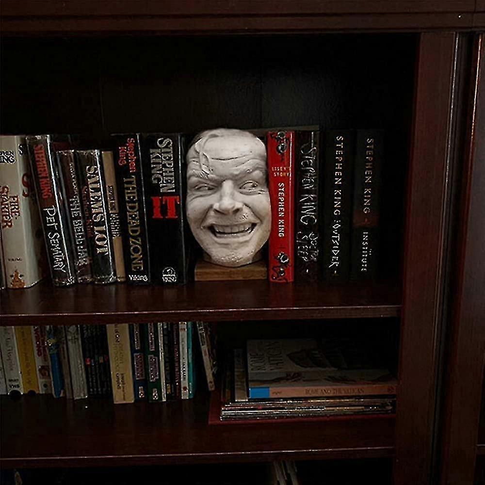 Подставка для книг, Декоративная подставка для книг, Вот Джонни, скульптура, Фантастические смоляные настольные украшения и книжные полки, скульптуры