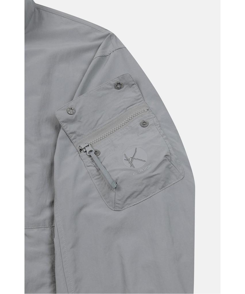 Kolon Sport [Atelier Line] Men'S Multi-Pocket Stand-Neck Blouson Jacket 6Mjjs26511Gry