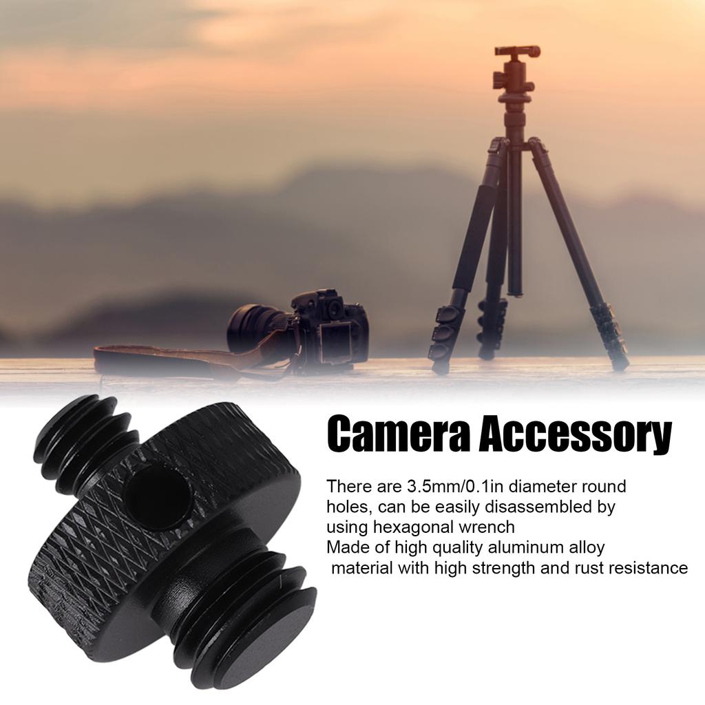 1Celsius4 Inch to 3Celsius8 Inch Male Threaded Screw Mount Adapter for Tripod Camera Cage   Head