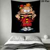 Spirou Faith Wall Tapestry Aesthetic Wall Hanging Printed Fabric Blanket Decorative Tapestries for Bedroom Living Room Home Decor