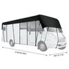Чехол для туристического прицепа 210D Оксфордская ткань Чехол для дома на колесах 21X10 футов Чехол для крыши каравана Чехлы для крыши прицепа Зимний чехол для дома на колесах для путешествий