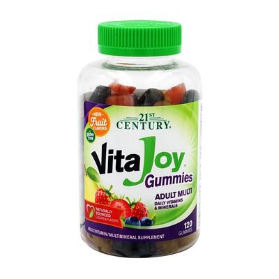 VitaJoy Adult Multi Gummies с фруктовыми вкусами, 120 жевательных конфет