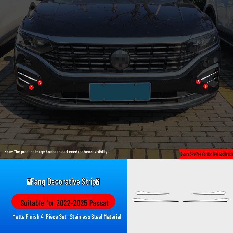 Декоративная накладка на рамку противотуманной фары Volkswagen Passat