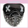 Маска Watch Dogs в панк-стиле, полимерная маска с шипованным дизайном для ролевых мероприятий