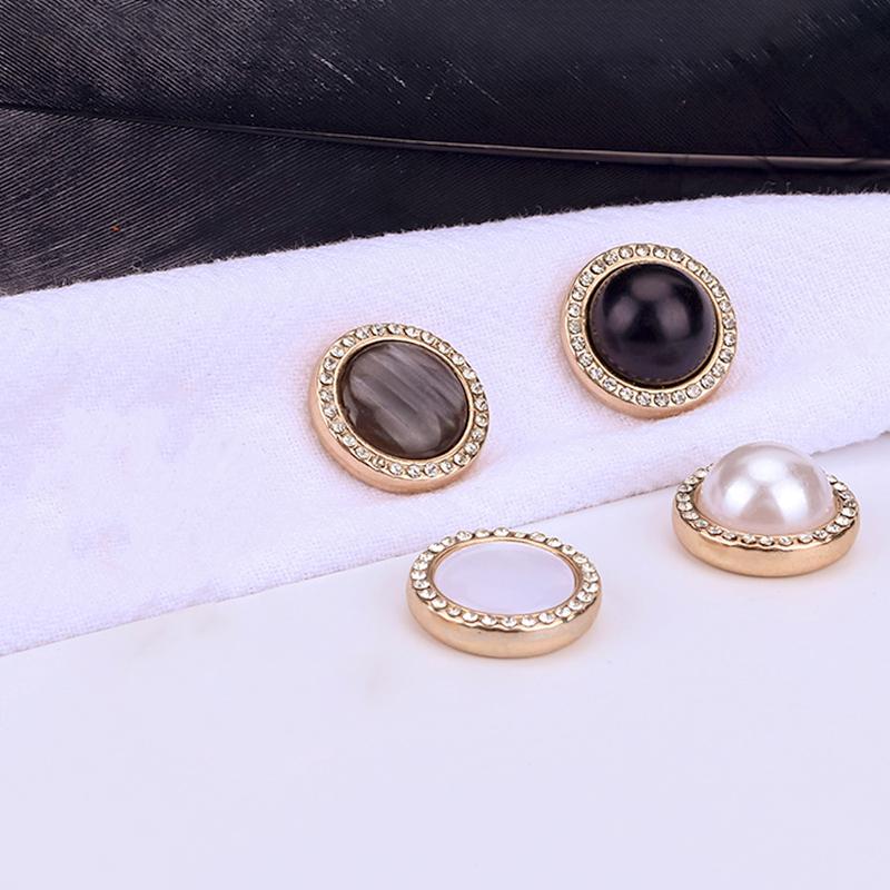 10 шт. Магнитная присоска прочная литая пуговица для рубашки в винтажном стиле аксессуары для одежды DIY швейная бесшовная перламутровая пуговица противоскользящая