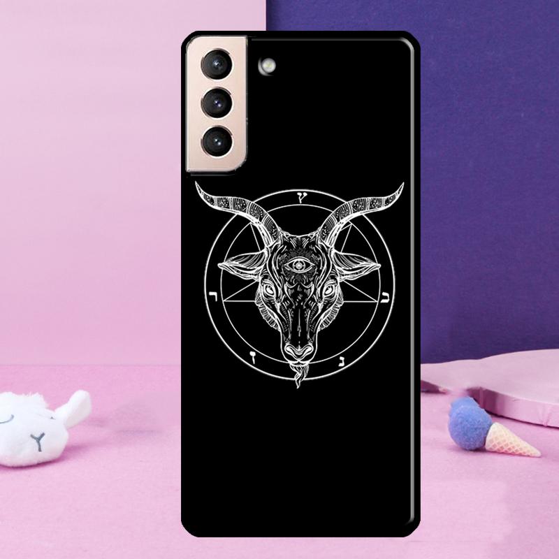 Чехол Готская Ведьма Сатана для Samsung Galaxy S23 S22 Ultra S21 S20 FE Note 10 20 Ultra S8 S9 S10 Plus