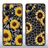 Чехол-накладка для телефона Funda для Xiaomi Redmi Note 14 14C 9S 12 13 Pro Plus 13C 10 A4 11 с рисунком под леопарда и подсолнухом
